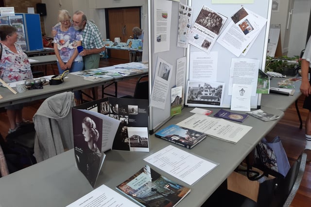 A display by the Local History group run by Sue Leaney
