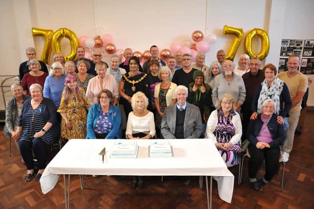 Worthing mayor Henna Chowdhury joins Worthing Deaf 50+ Club as members celebrate its 70th anniversary. Picture: Steve Robards SR2210069