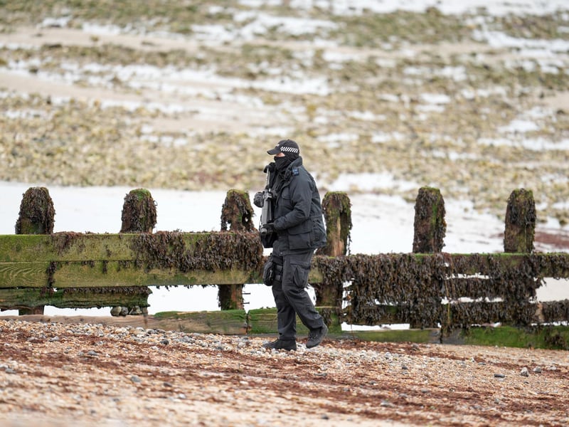 Sussex Police said officers were called to Goring-by-Sea this morning (Monday, October 23) ‘following reports of suspected drugs washing up on the beach’.