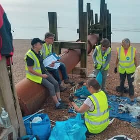 Volunteers from Strandliners took part in local beach cleans
