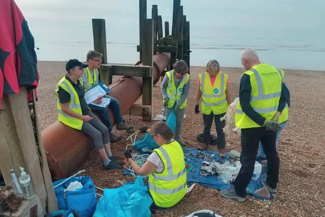 Volunteers from Strandliners took part in local beach cleans