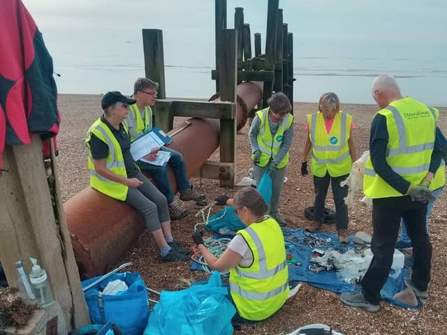 Volunteers from Strandliners took part in local beach cleans