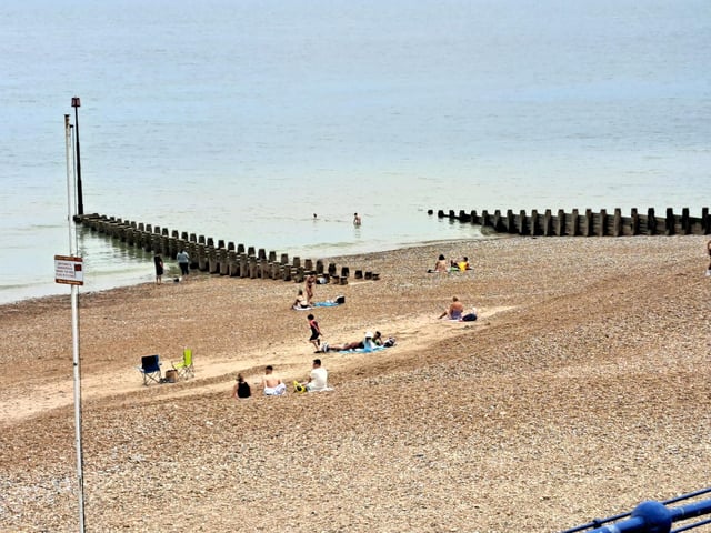Residents from Eastbourne were out in force as they basked in the hot sun over the weekend (June 10 and 11).