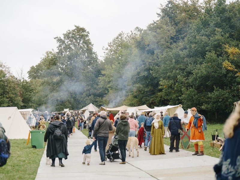 Battle of Hastings reenactment at Battle Abbey 2025. Pic supplied by Tom Arber/English Heritage.