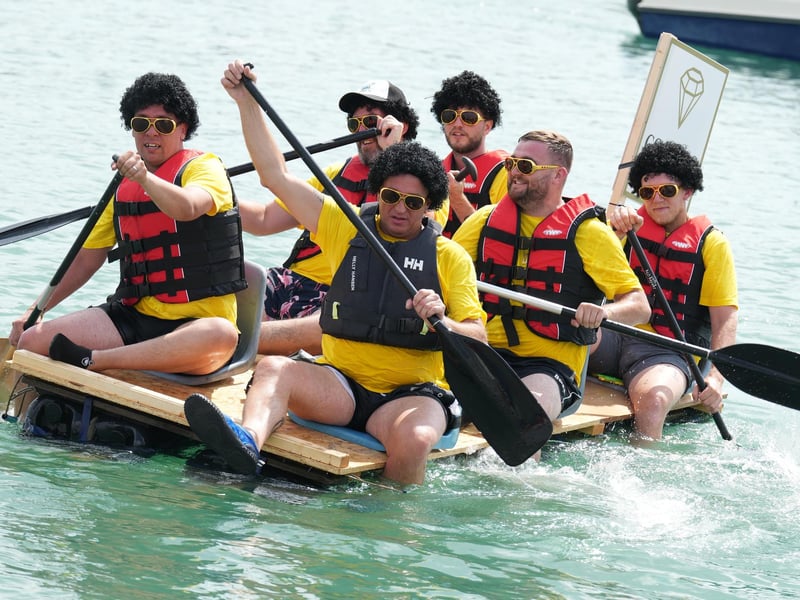 Shoreham Raft Race was held on August 15, 2026. Picture: Eddie Mitchell
