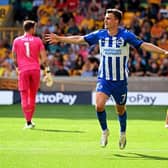 Solly March of Brighton & Hove Albion is pushing for England selection