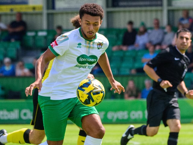 Action in the Rocks' pre-season win over Chichester City at Nyewood Lane
