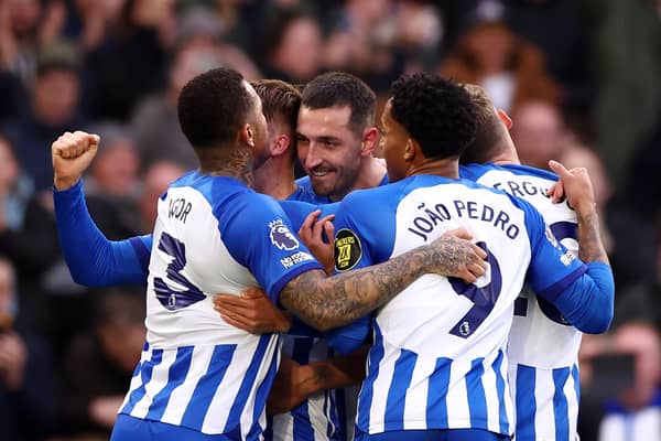 Brighton showed signs of their brilliant best as they thrashed arch-rivals Crystal Palace 4-1 in the Premier League. (Photo by Bryn Lennon/Getty Images)