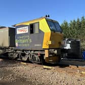 One of Network Rail's 19 leaf-busting Windhoff Multipurpose Vehicles. Picture contributed