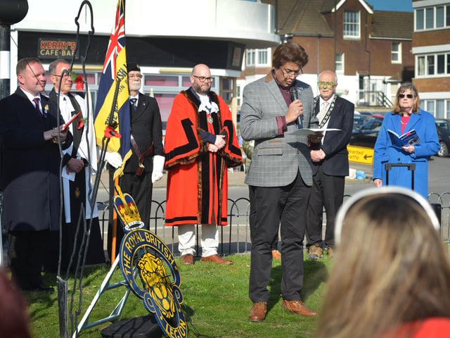 National Covid Day of Reflection in Bexhill on March 9 2025.