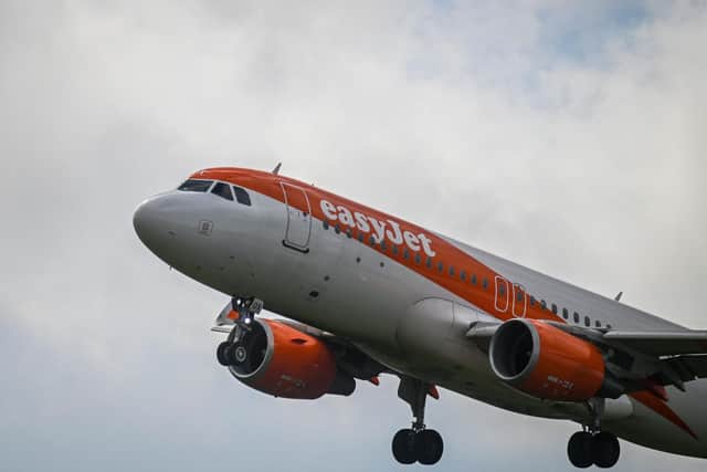 Major airline easyJet said customers can transfer their flight or claim a refund after a major nationwide air traffic control network failure (Photo by PATRICIA DE MELO MOREIRA/AFP via Getty Images)