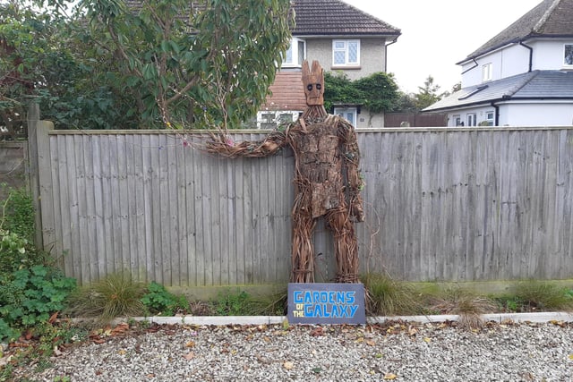 There was also a special recognition to Groot - Gardens of the Galaxy