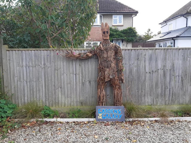 There was also a special recognition to Groot - Gardens of the Galaxy