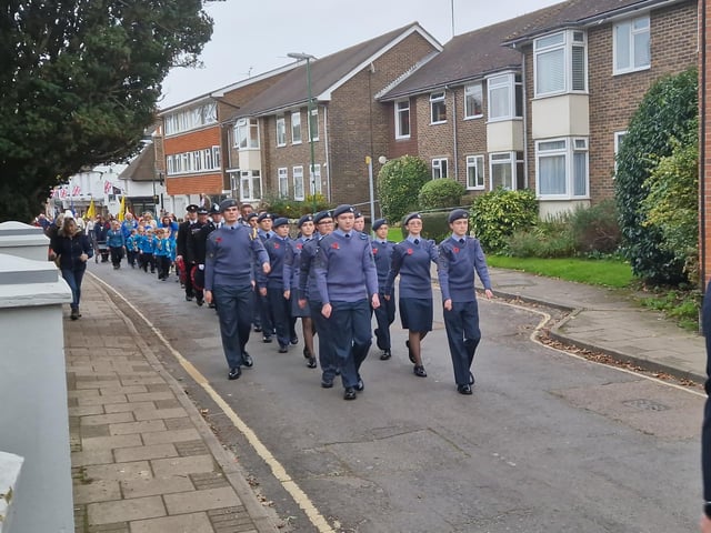 Storrington Remembrance Parade on Sunday, November 10, 2024