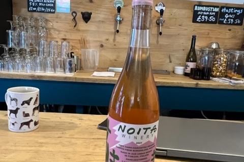 Unusual offerings from independent wine makers are available.