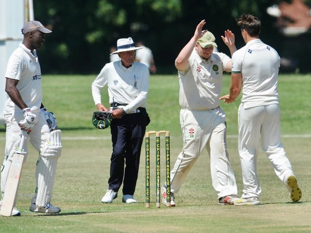 Action from Chippingdale v Broadwater CC in Division 4 West of the Sussex Cricket League