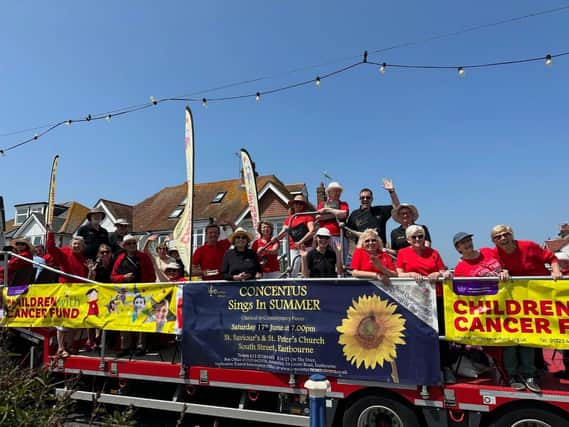 Concentus at Eastbourne's carnival a couple of weeks ago.