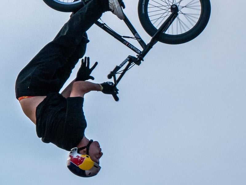 The Swatch Beach Best Trick on Hastings seafront, part of Source Park's BOH on September 5. Photo by Brian Bailey.