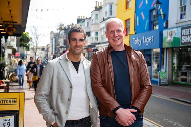L to R Alex Preece, CEO and co-founder of Tillo and Gavin Stewart, CEO of Brilliant Brighton
