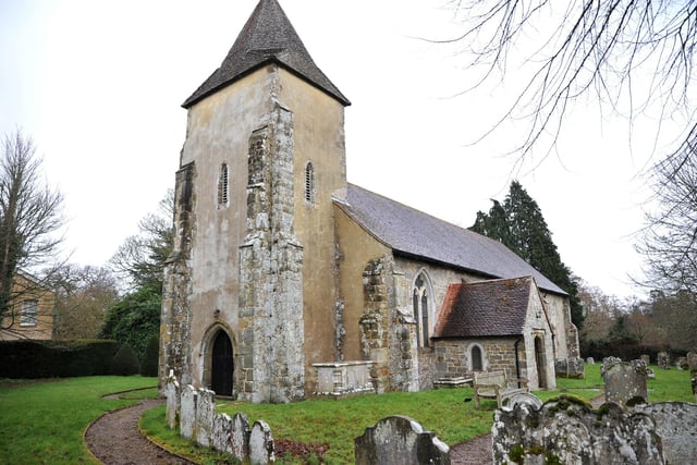 St George's Church in Trotton have placed permission for the restoration of 14th century paintings at the church. Pic S Robards SR2303071