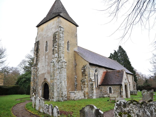 St George's Church in Trotton have placed permission for the restoration of 14th century paintings at the church. Pic S Robards SR2303071