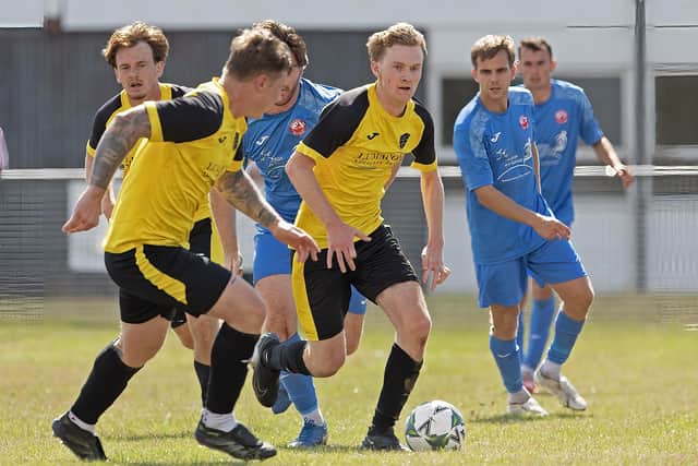 Infinity start an attack against Arundel - they won 3-0 | Chris Hatton