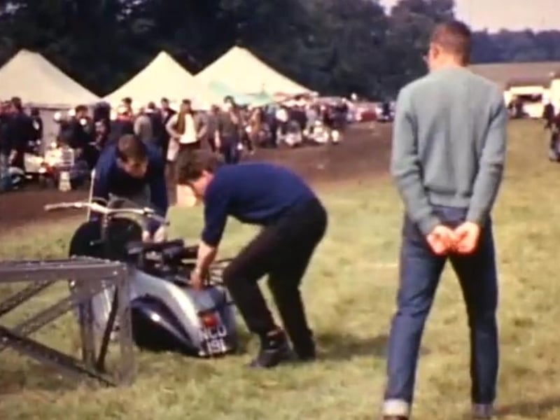 Iain Wilkins is asking for help identifying people in footage of the Mid Sussex Vespa Club in the 1960s