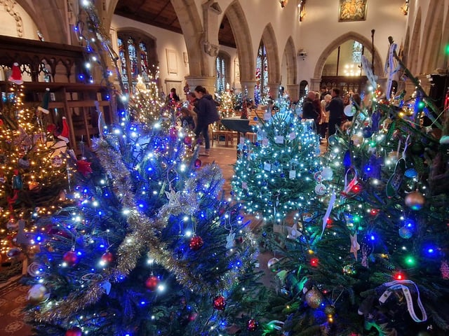 The Cuckfield Christmas Tree Festival was at Holy Trinity Church from Friday to Sunday, December 6-8