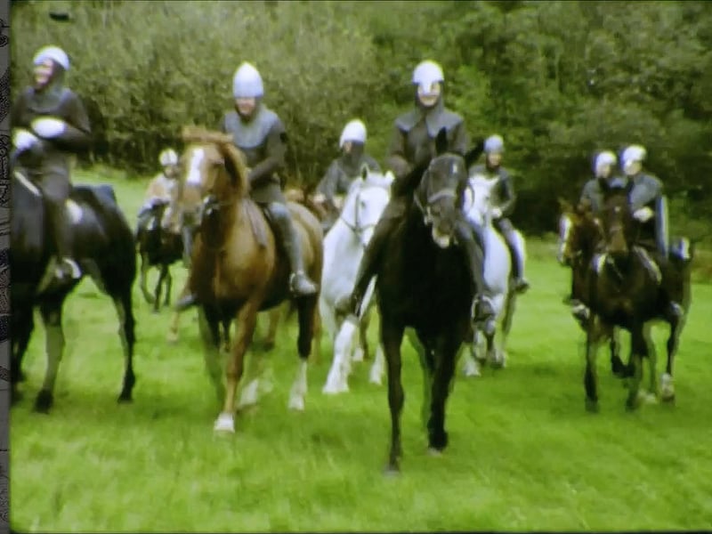 Lost film of the first Battle of Hastings reenactment discovered after 60 years. Photo here shows a screenshot from the film. Credit: Produced and directed by Alan Wootton, Restored by Cliff Wootton. A Supersound Film, © 2026 ContactRight Ltd