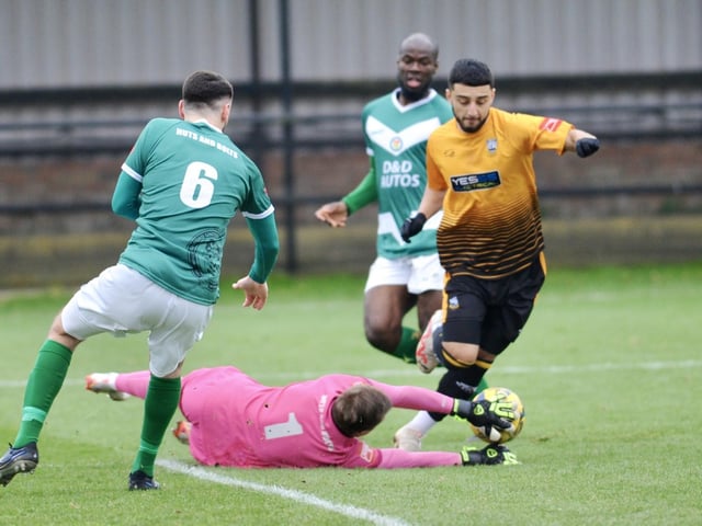Littlehampton Town take on Ashford United in the Isthmian south east division
