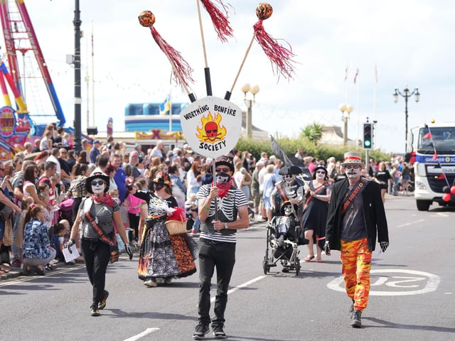 The bumper summer carnival, based in Steyne Gardens, was a three-day community celebration involving local groups, live music, magicians, children's entertainment, stalls and refreshments.