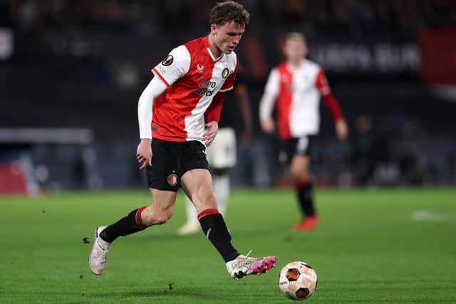Brighton and Hove Albion’s new midfielder Mats Wieffer has been included in the matchday for the first time, as his new team face QPR in their penultimate pre-season friendly.  (Photo by Dean Mouhtaropoulos/Getty Images)