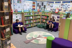 The library at Steyning C of E Primary