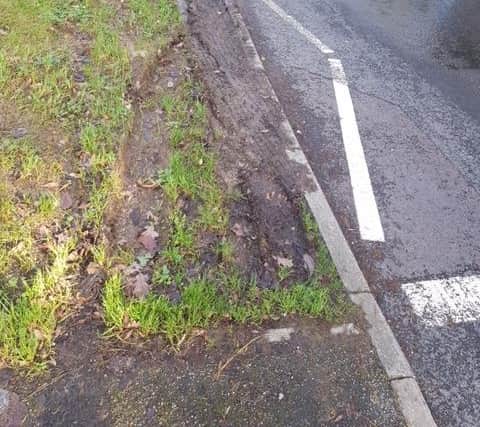 Neil says at one point around 30-40 vehicles were using the road to get onto the site each day, leaving the road with more than 50 potholes the size of footballs.