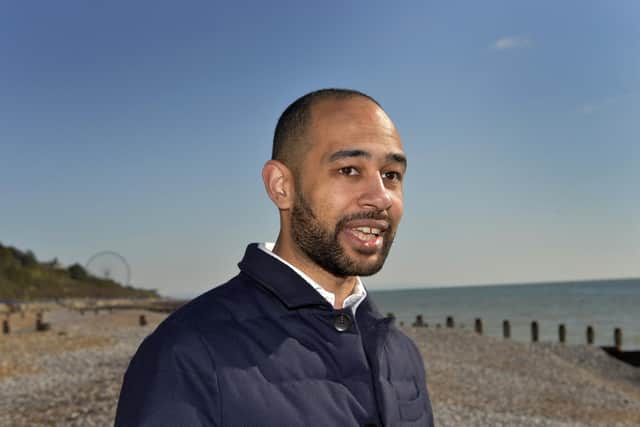 Josh Babarinde in Eastbourne (Pic by Jon Rigby)