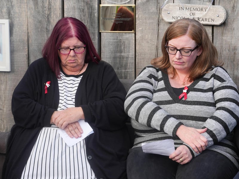 The families of nine-year-olds Karen Hadaway and Nicola Fellows gathered in Brighton’s Wild Park to honour the girls 40 years after their deaths