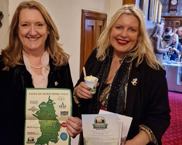 Mims Davies MP Joins 'Taste of Derbyshire Dales' Parliamentary Reception Hosted By Sarah Dines MP.