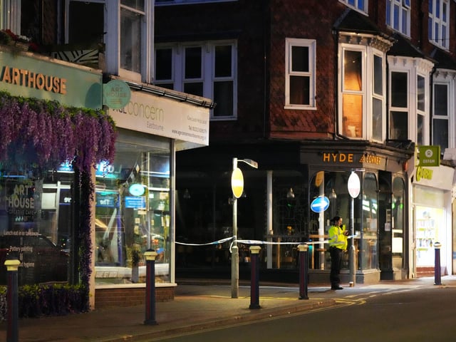 Sussex Police will have a 'number of uniformed officers' present on Tuesday morning to 'assist with the planned evacuation and offer further advice'