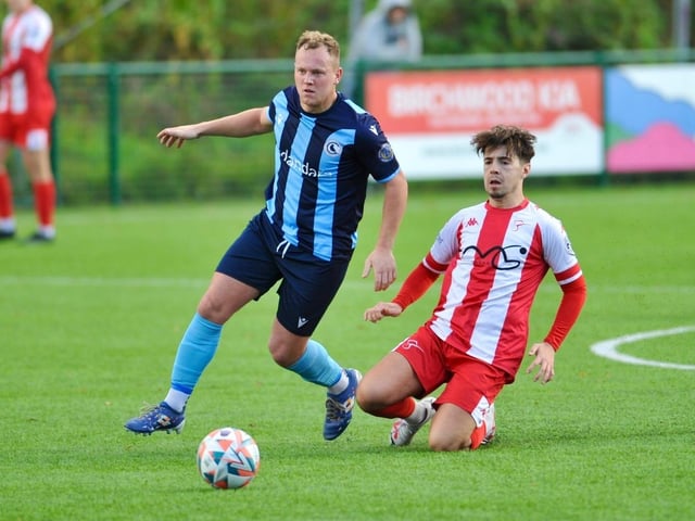 Steyning Town v Crowborough Athletic in the SCFL premier