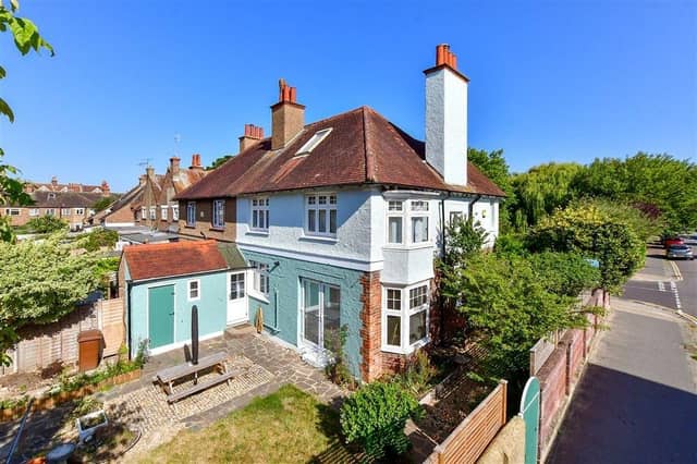 This 1930s house on a generous corner plot in Littlehampton has come on the market with no ongoing chain