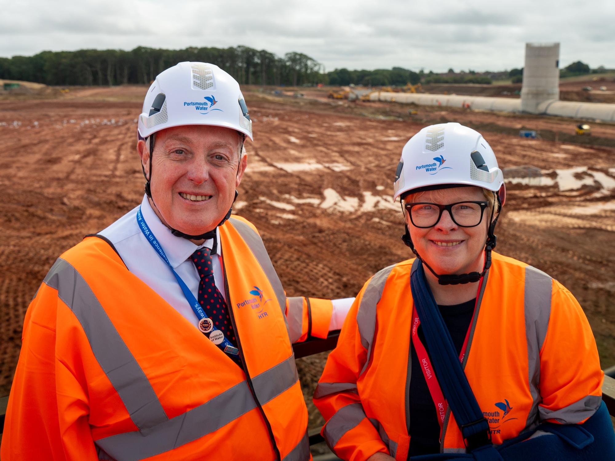 Environment Secretary visits reservoir project set to supply drinking ...