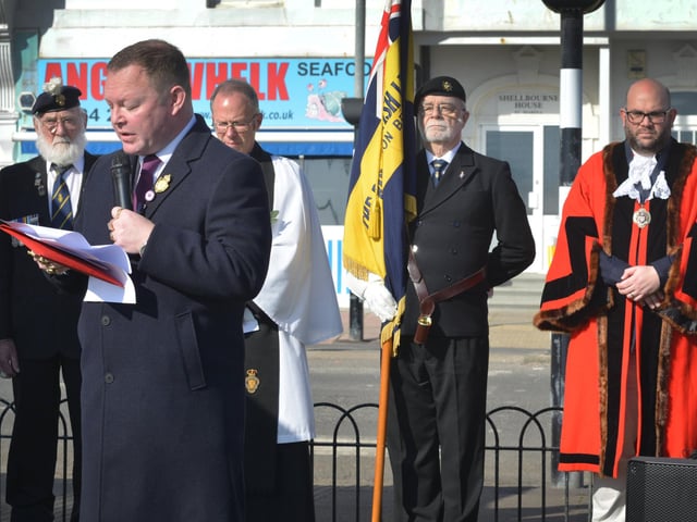 National Covid Day of Reflection in Bexhill on March 9 2025.