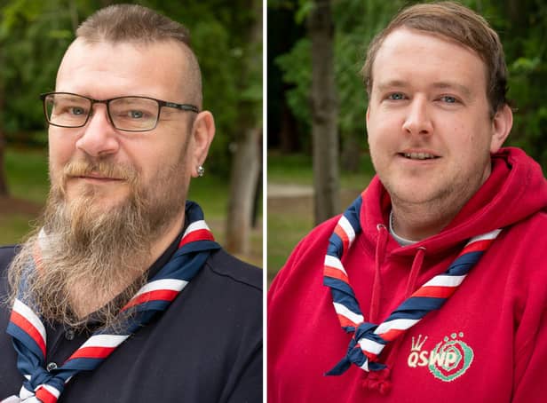 Adult volunteers Damian Carr, left, and Jon Harris have been selected to represent the UK and help deliver next year’s World Scout Jamboree as part of the International Service Team