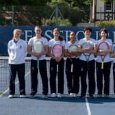 Eastbourne College's U18 girls' tennis team