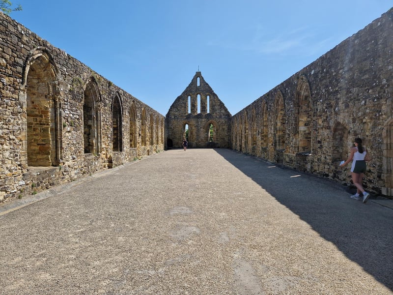 My family visited the real life location of the Battle of Hastings