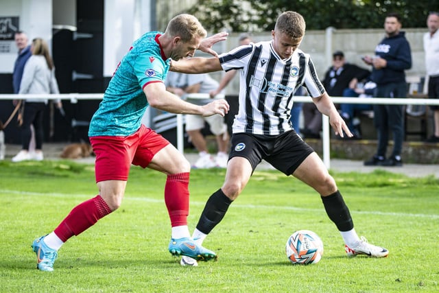 Peacehaven and Telscombe lost 2-1 to Crowborough Athletic in the SCFL Premier Division. Photographer Paul Trunfull was on hand to to catch the action