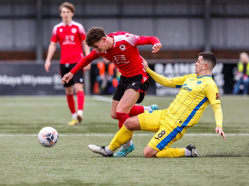 Action from Eastbourne Borough v Taunton Town at Priory Lane in National League South