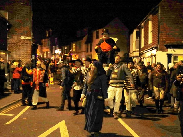 Rye Bonfire 2024. Photo by Andrew Clifton