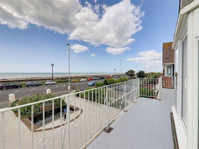The house, in West Parade, Worthing, has panoramic sea views