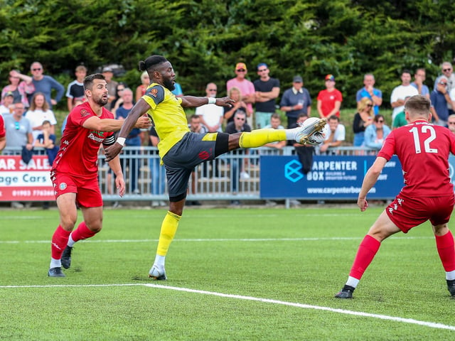 Action from Worthing v Eastbourne Borough